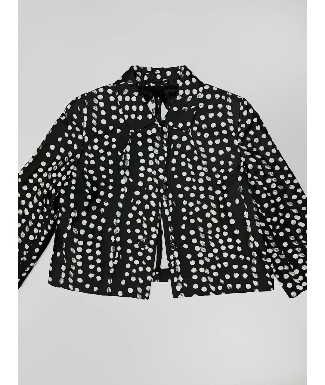 MAX MARA STUDIO Черный вискозный жакет/пиджак, фото 2