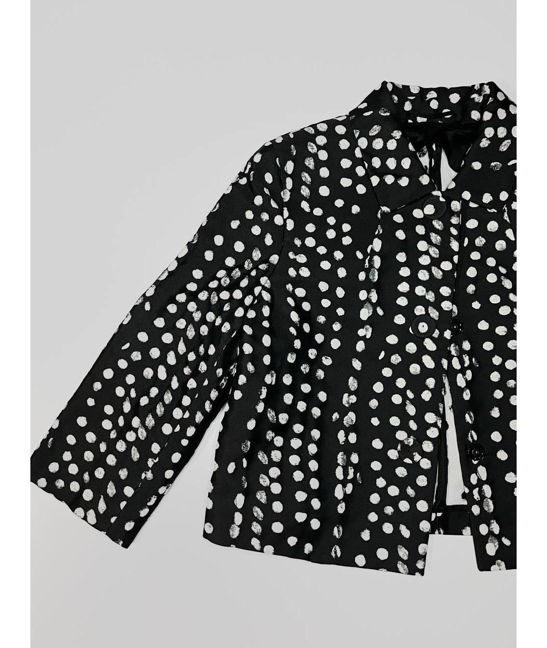 MAX MARA STUDIO Черный вискозный жакет/пиджак, фото 3