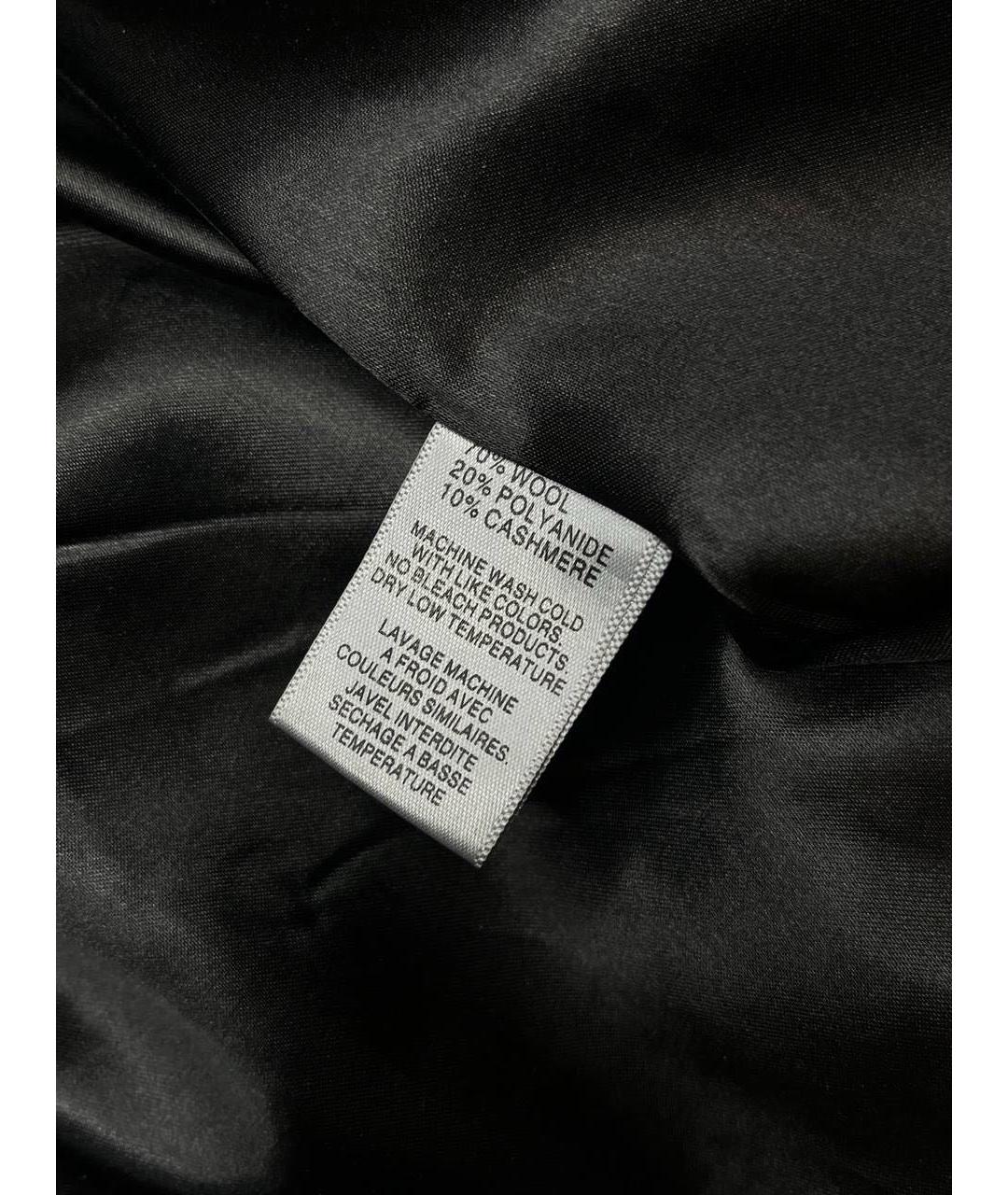 JUICY COUTURE Черное шерстяное пальто, фото 4