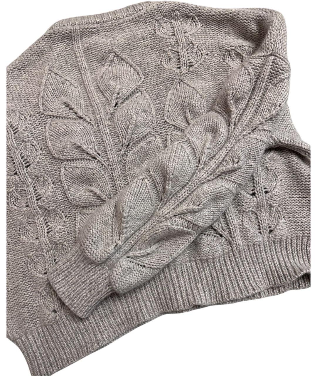 ESCADA Серый шерстяной джемпер / свитер, фото 4