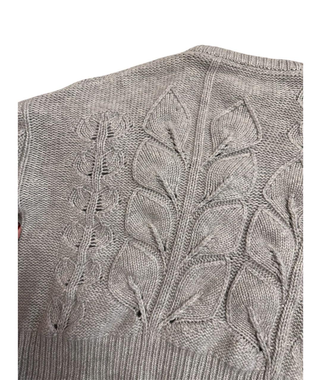 ESCADA Серый шерстяной джемпер / свитер, фото 6