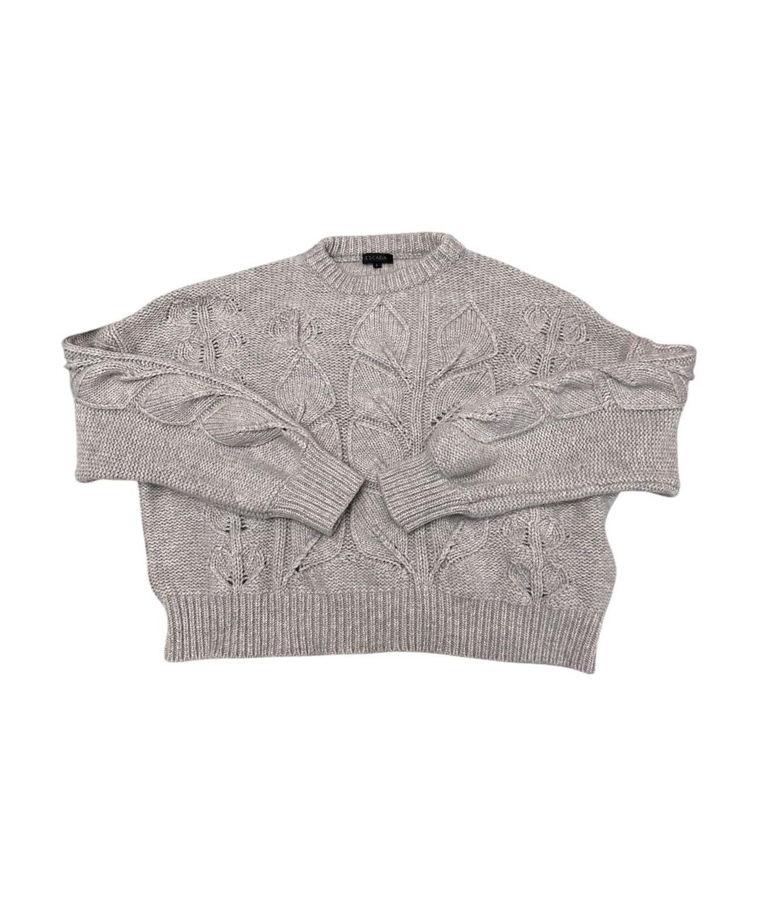 ESCADA Серый шерстяной джемпер / свитер, фото 1