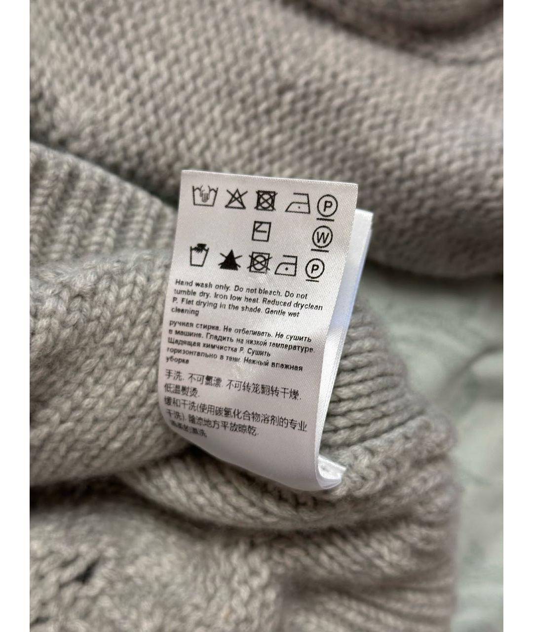 ESCADA Серый шерстяной джемпер / свитер, фото 8