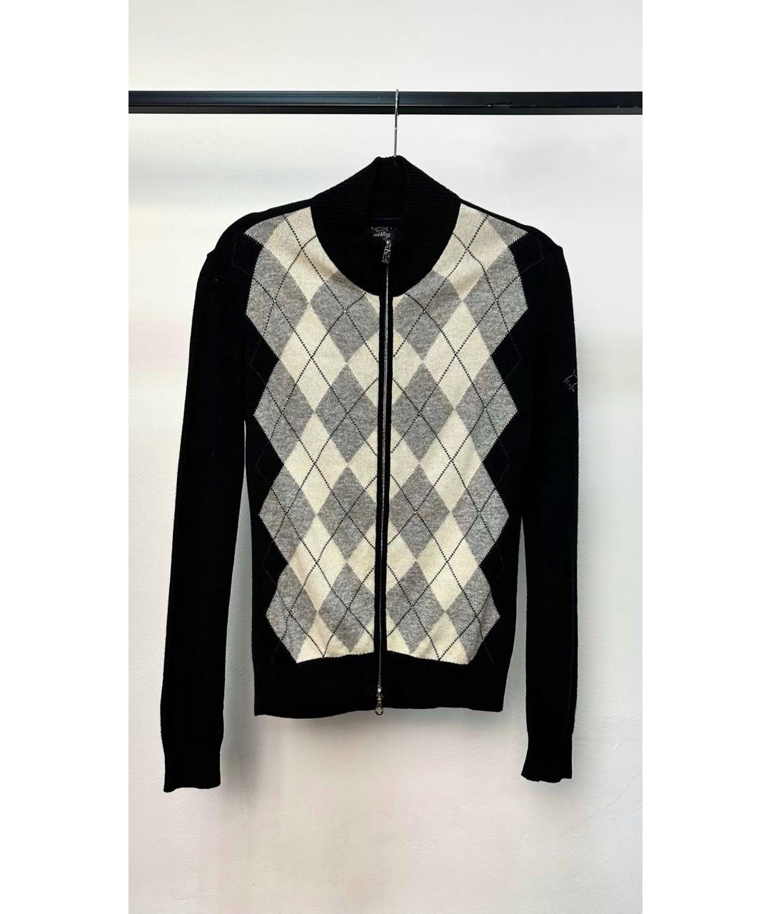 PAUL & SHARK Черный шерстяной кардиган, фото 6