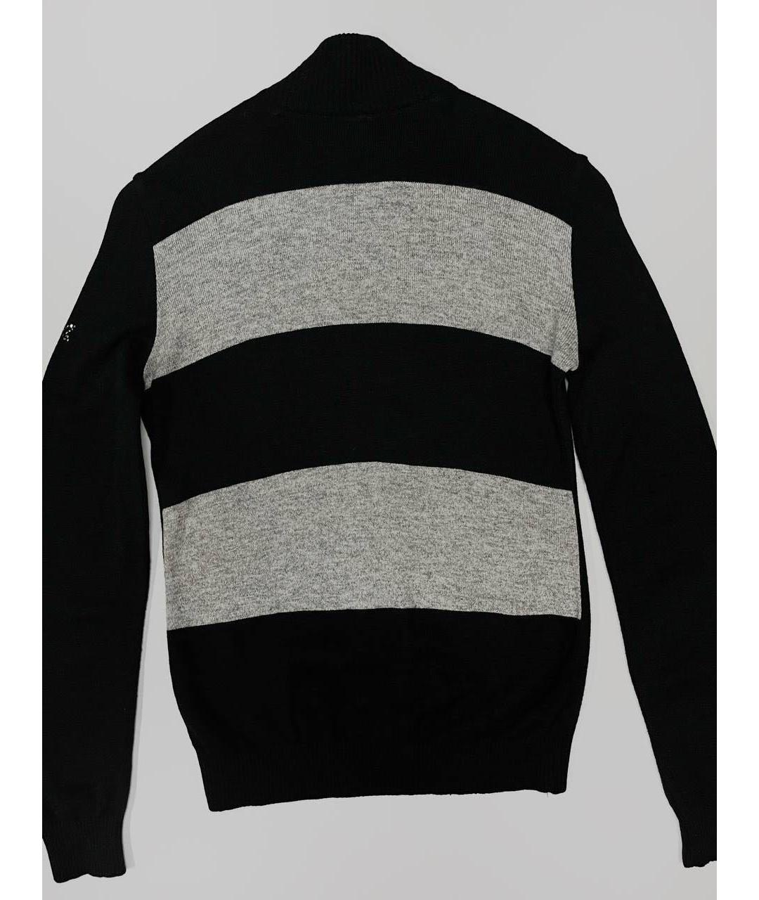 PAUL & SHARK Черный шерстяной кардиган, фото 4