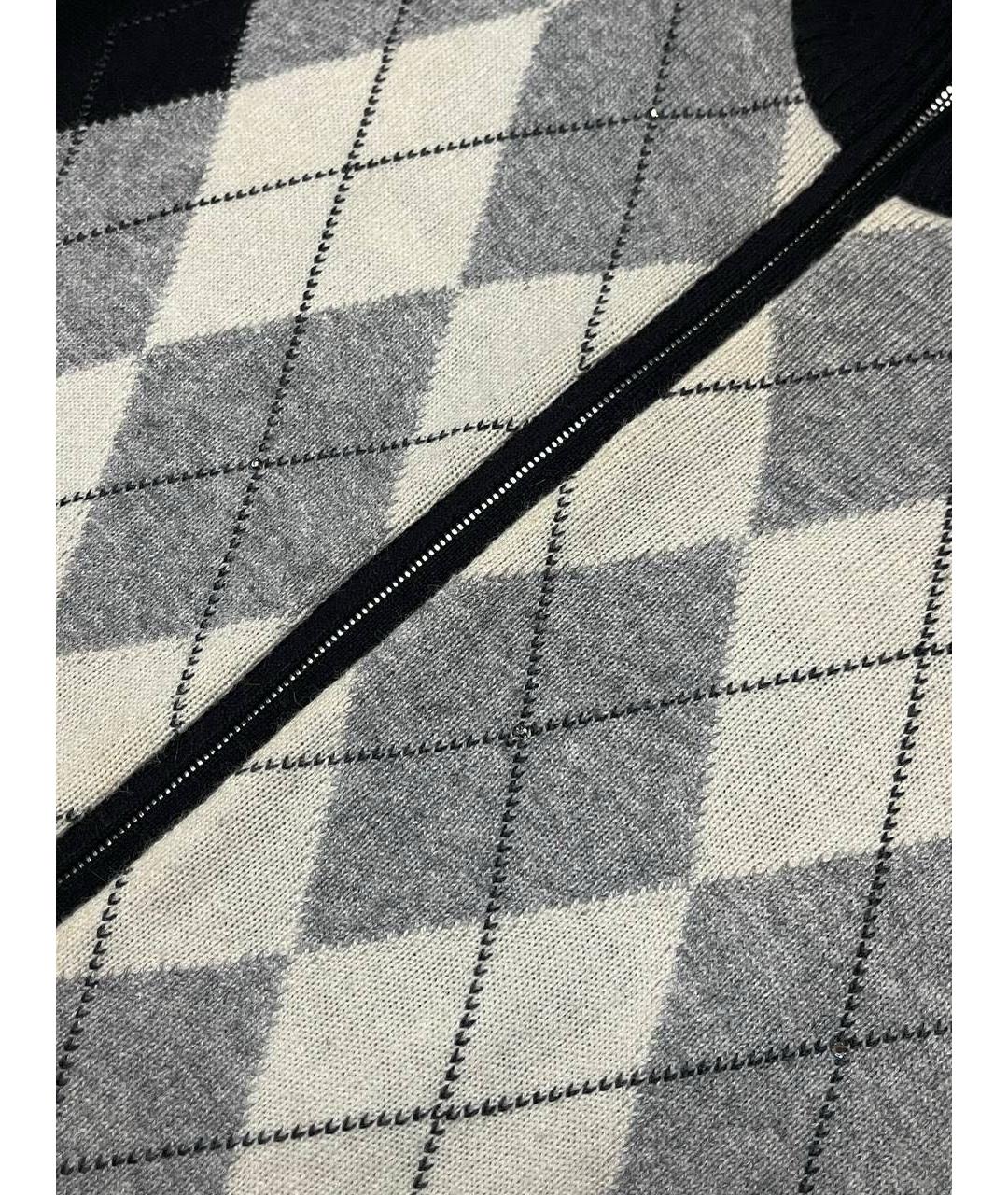 PAUL & SHARK Черный шерстяной кардиган, фото 5