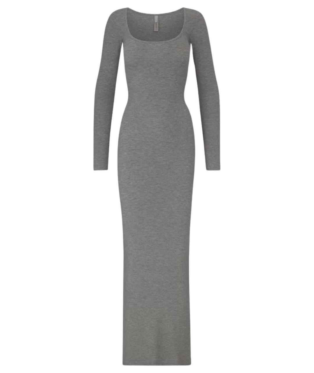 SKIMS Серое повседневное платье, фото 1