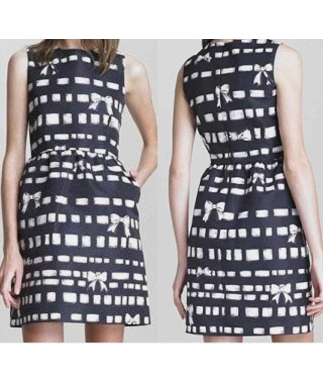 RED VALENTINO Мульти полиэстеровое коктейльное платье, фото 8