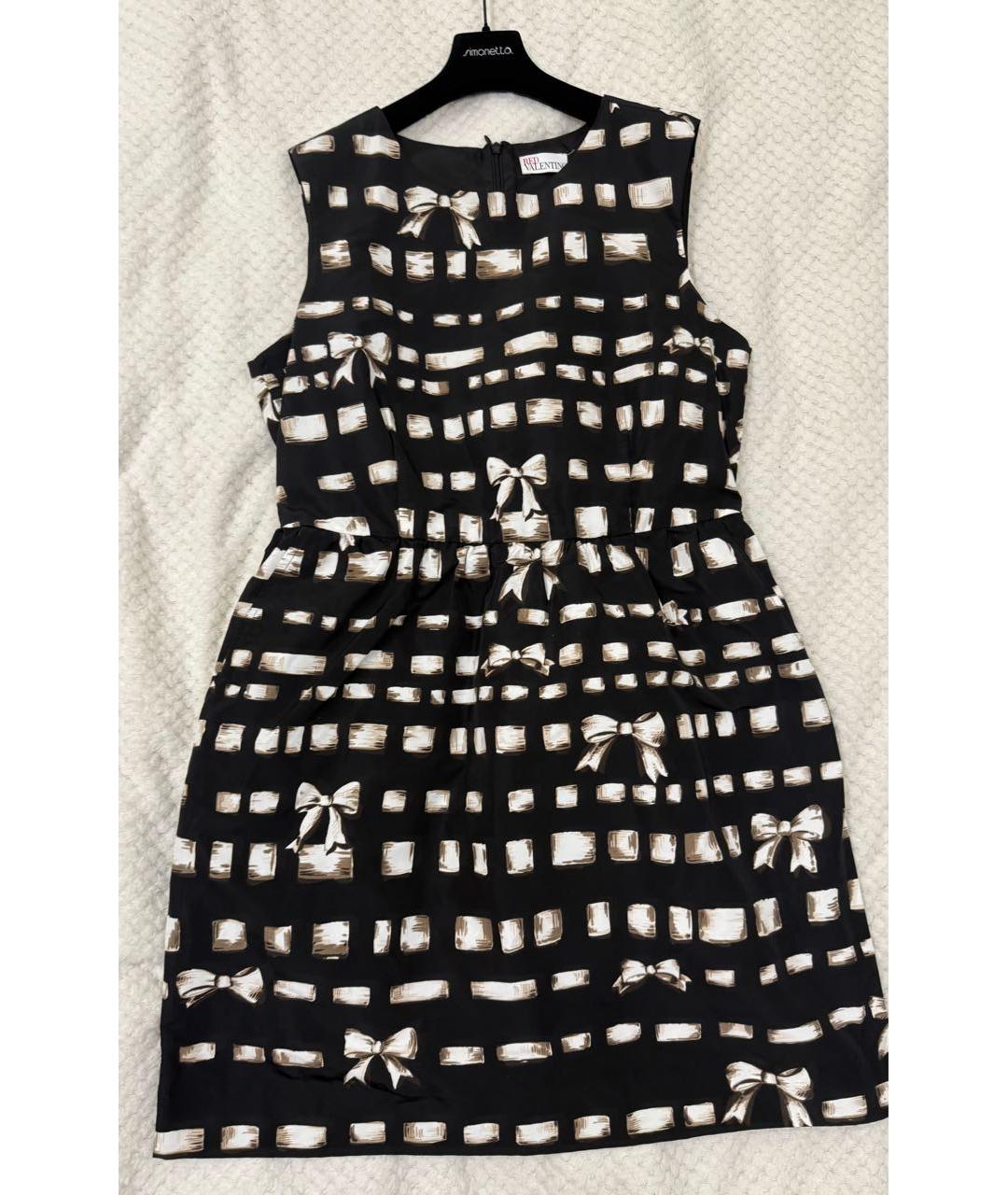 RED VALENTINO Мульти полиэстеровое коктейльное платье, фото 2