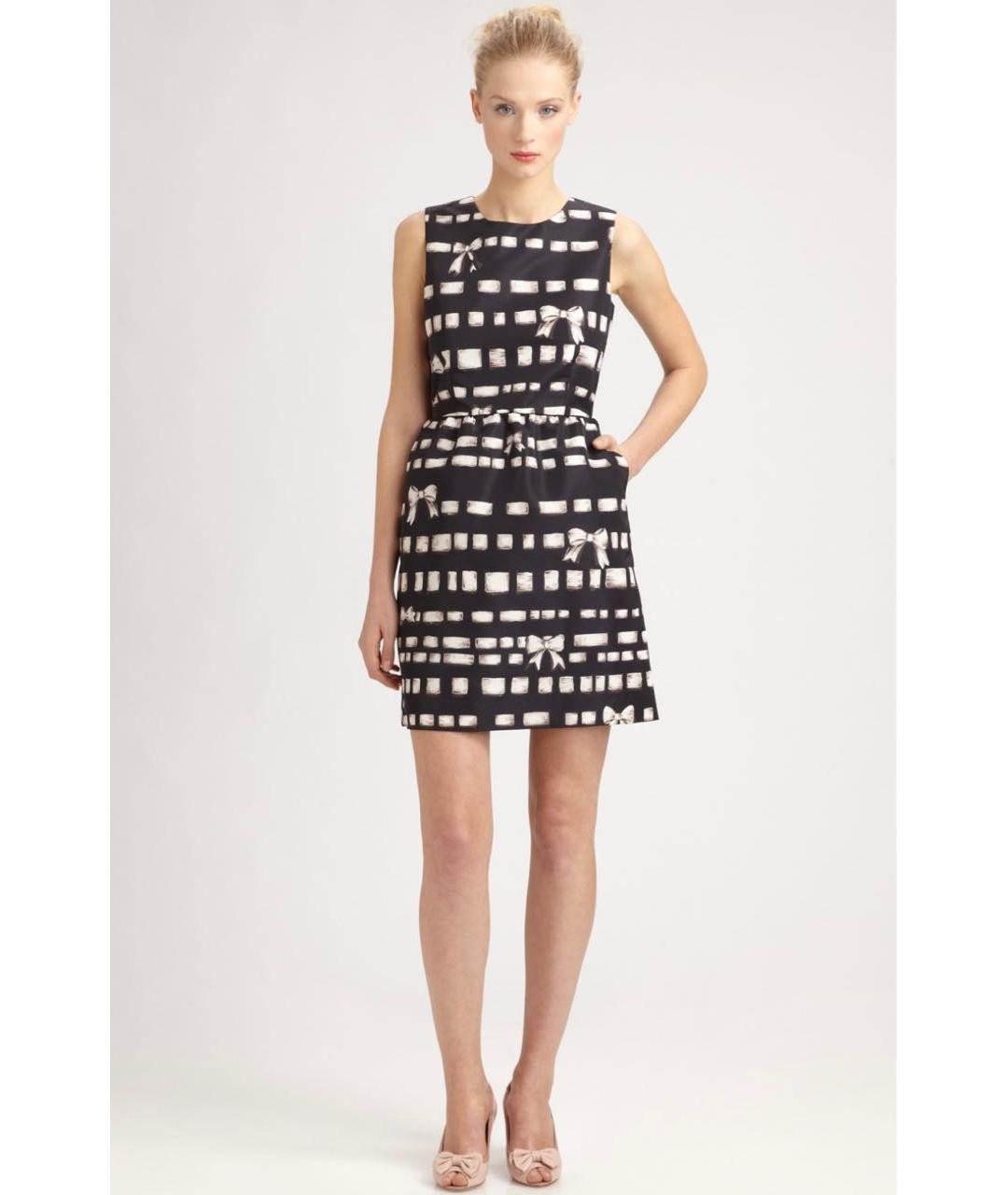 RED VALENTINO Мульти полиэстеровое коктейльное платье, фото 7