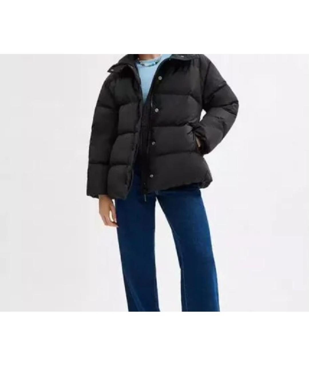 COACH Черный пуховик, фото 4