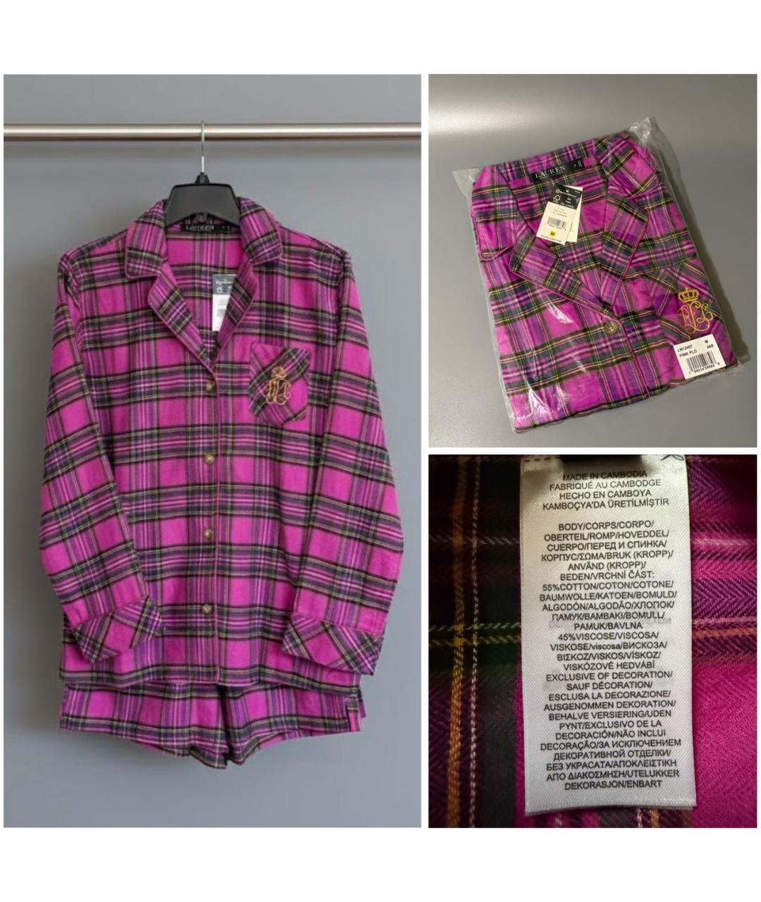 RALPH LAUREN Мульти пижамы и сорочки, фото 2