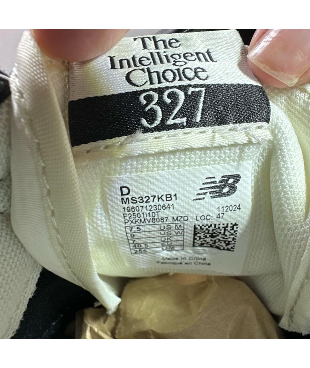 NEW BALANCE Черные замшевые высокие кроссовки / кеды, фото 7