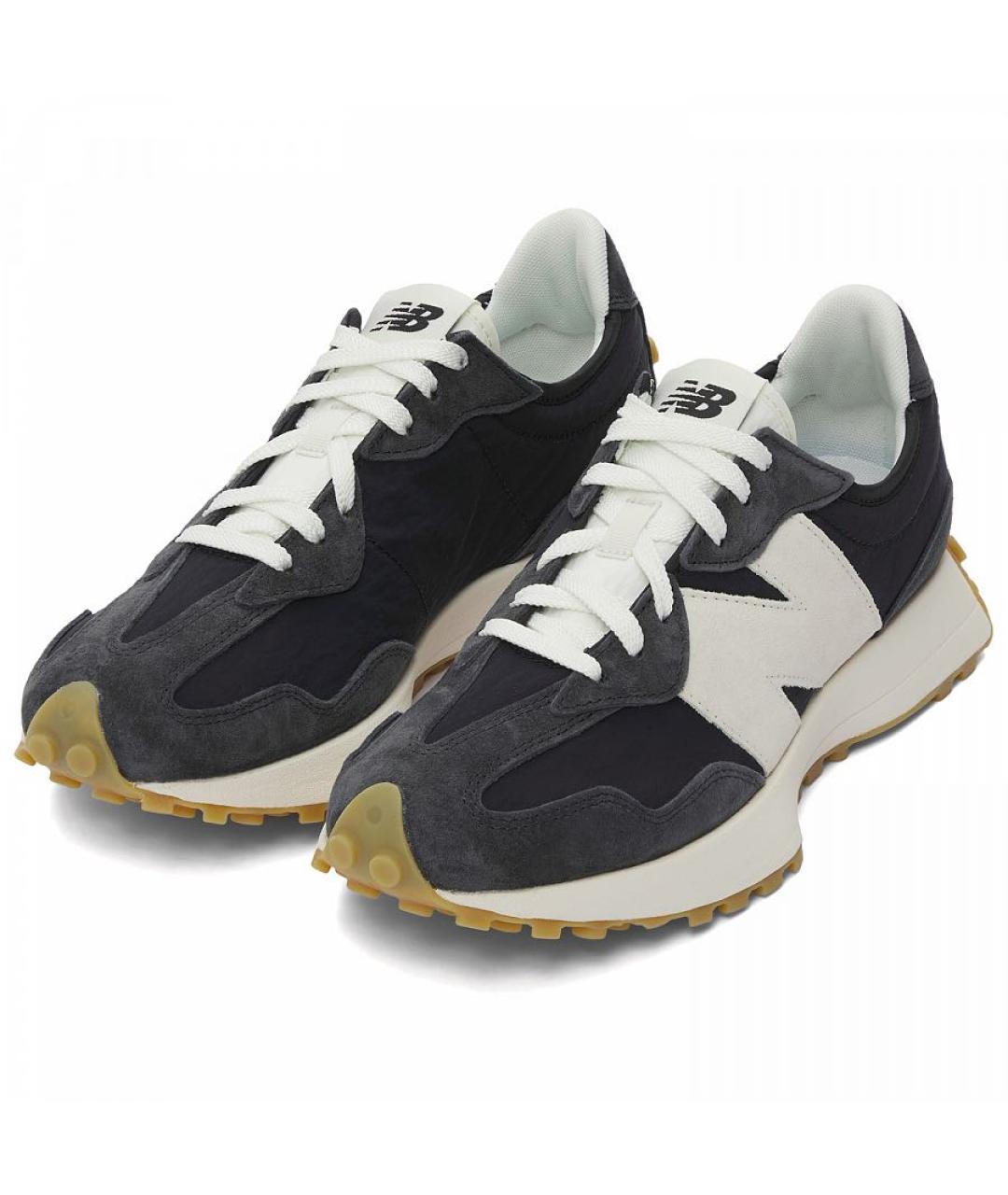 NEW BALANCE Черные замшевые высокие кроссовки / кеды, фото 2