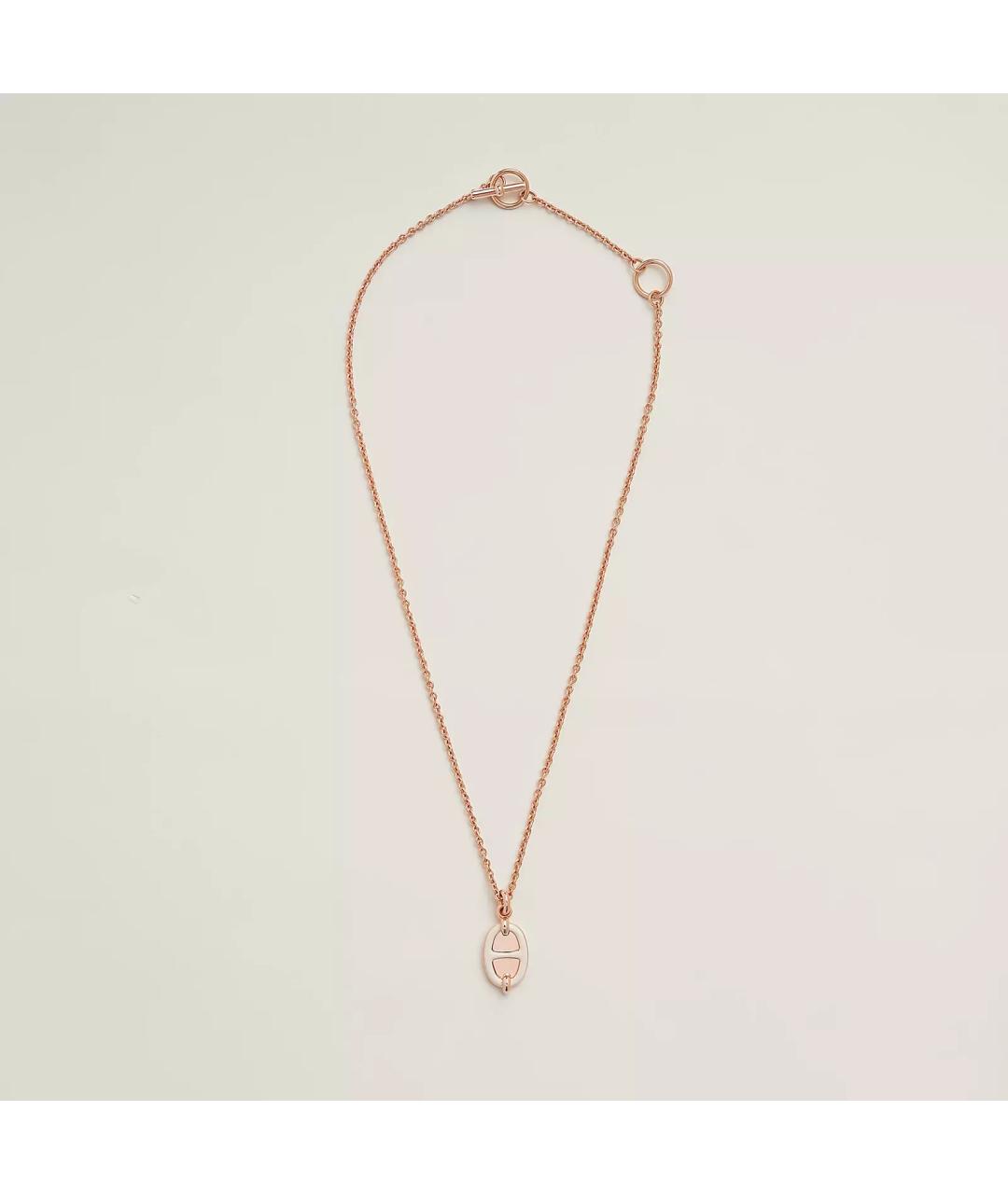 HERMES Бежевая металлическая подвеска, фото 3