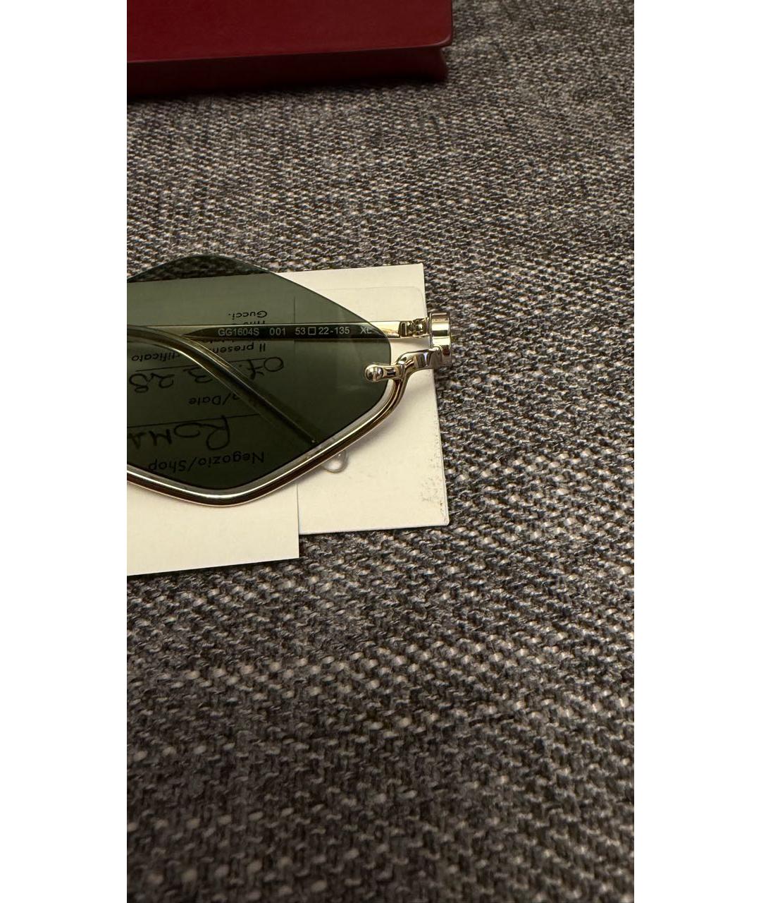 GUCCI Серые пластиковые солнцезащитные очки, фото 3