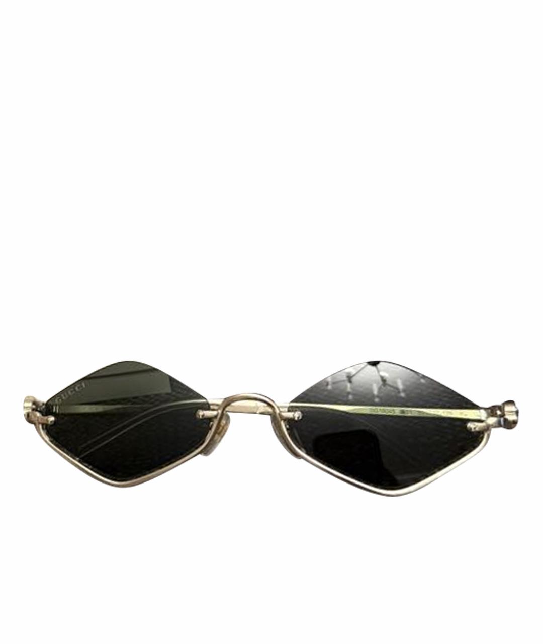 GUCCI Серые пластиковые солнцезащитные очки, фото 1