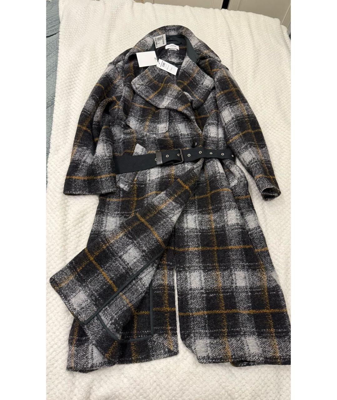 ISABEL MARANT ETOILE Мульти шерстяное пальто, фото 5