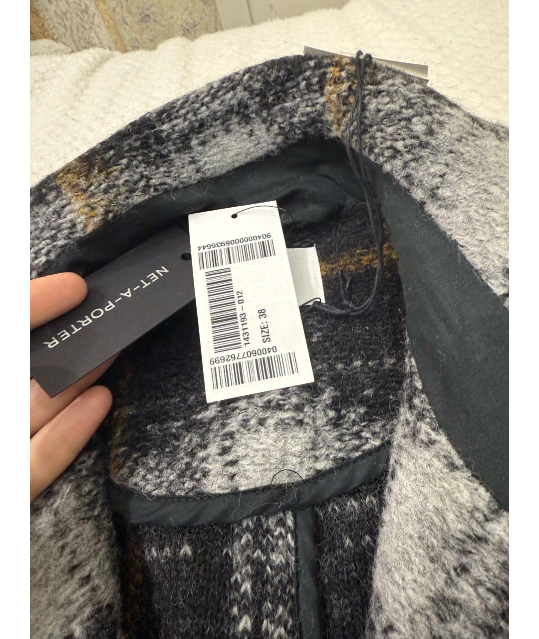 ISABEL MARANT ETOILE Мульти шерстяное пальто, фото 3