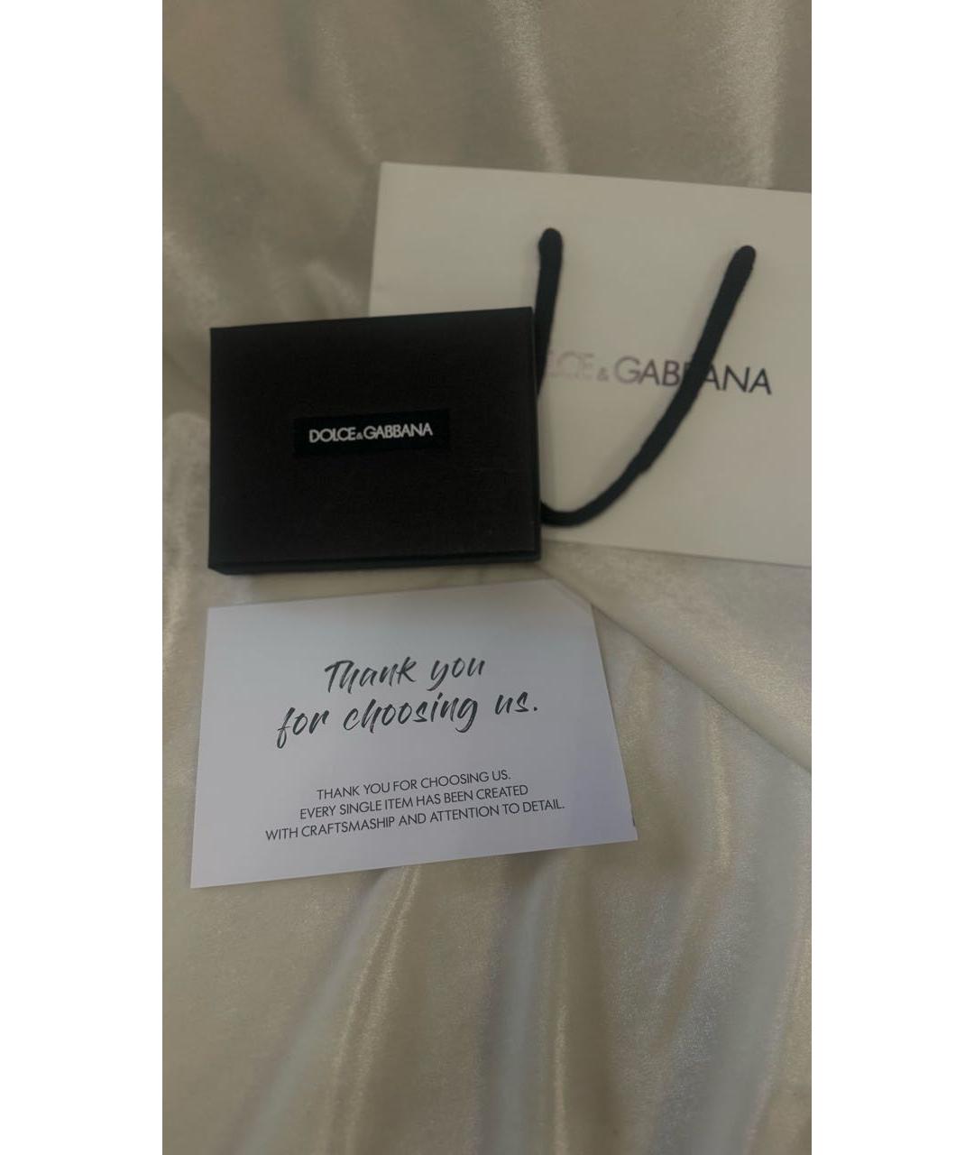 DOLCE&GABBANA Коричневый кожаный кардхолдер, фото 6