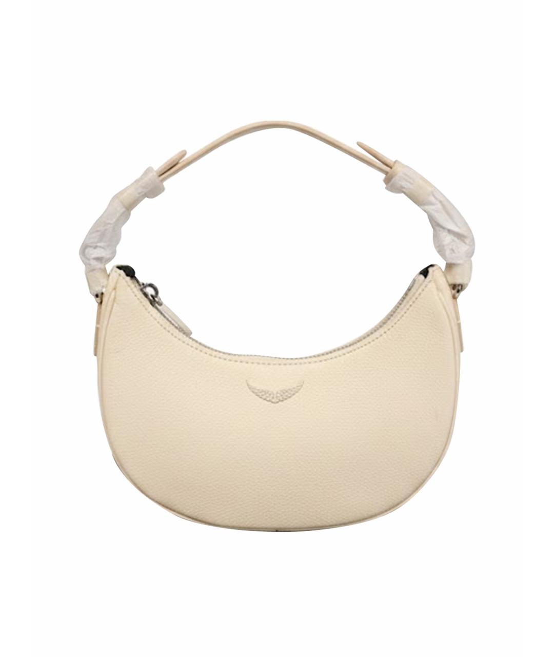 ZADIG & VOLTAIRE Белая кожаная сумка через плечо, фото 1