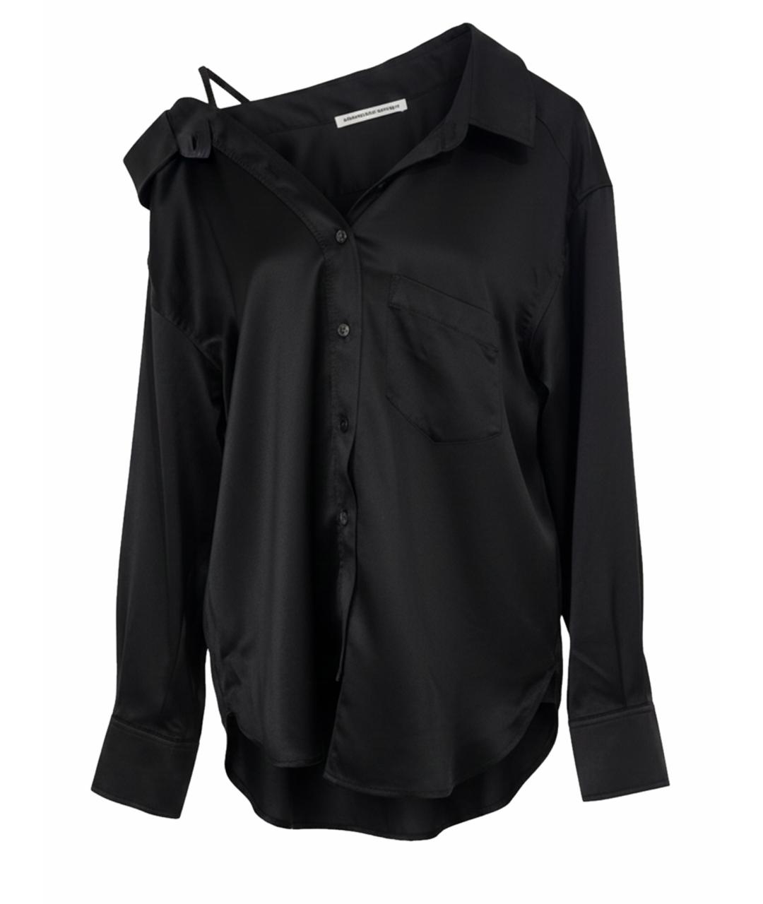 ALEXANDER WANG Черная шелковая блузы, фото 1