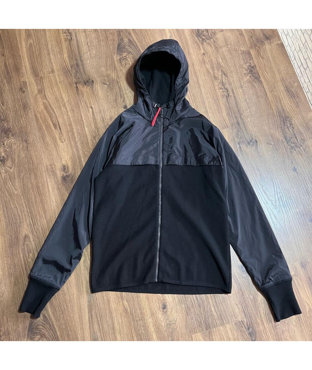 PRADA Черная полиэстеровая куртка, фото 8