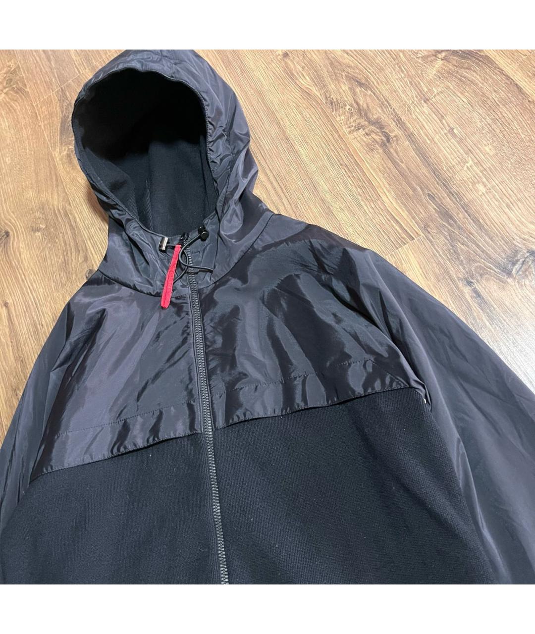 PRADA Черная полиэстеровая куртка, фото 2