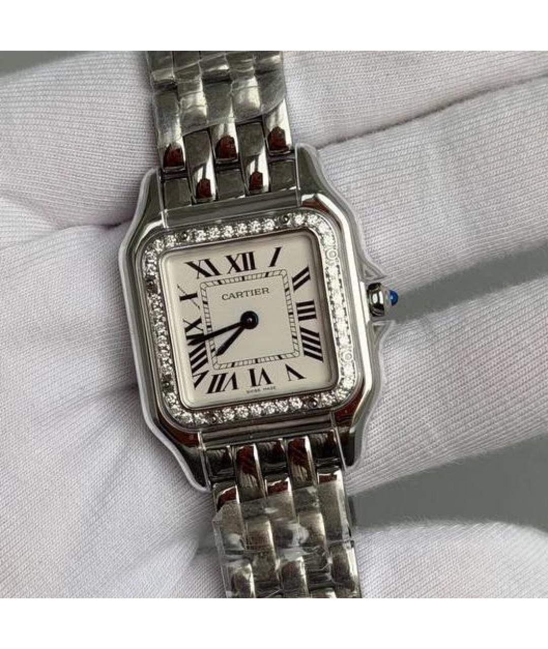 CARTIER Белые часы, фото 6