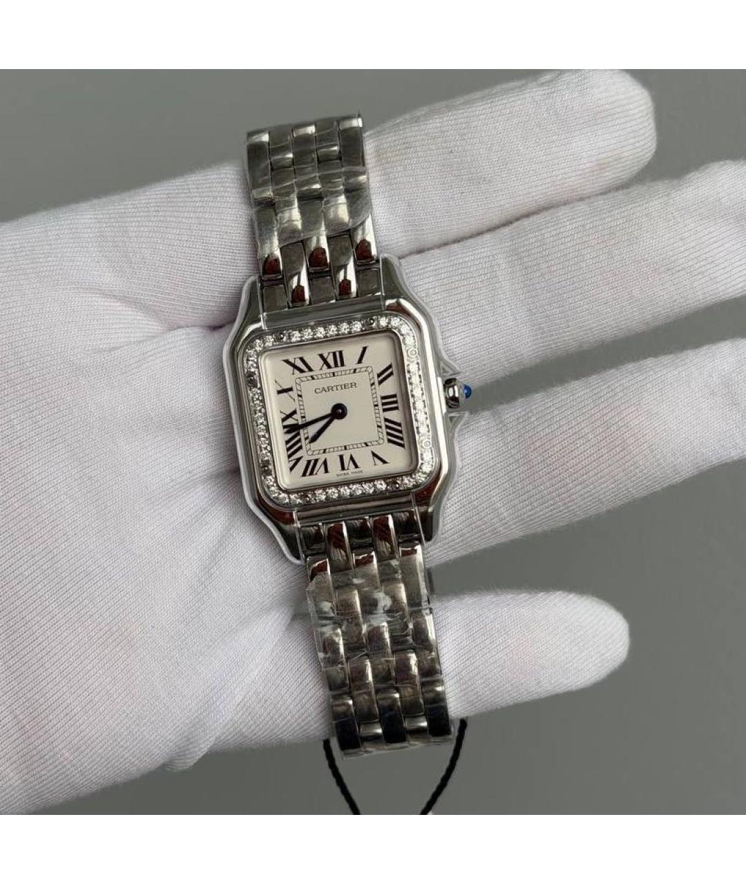 CARTIER Белые часы, фото 2