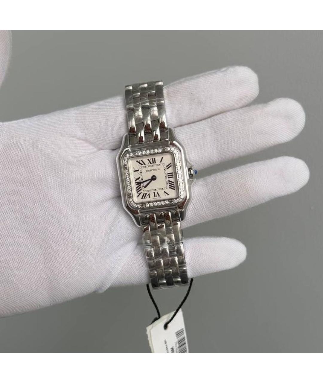 CARTIER Белые часы, фото 4