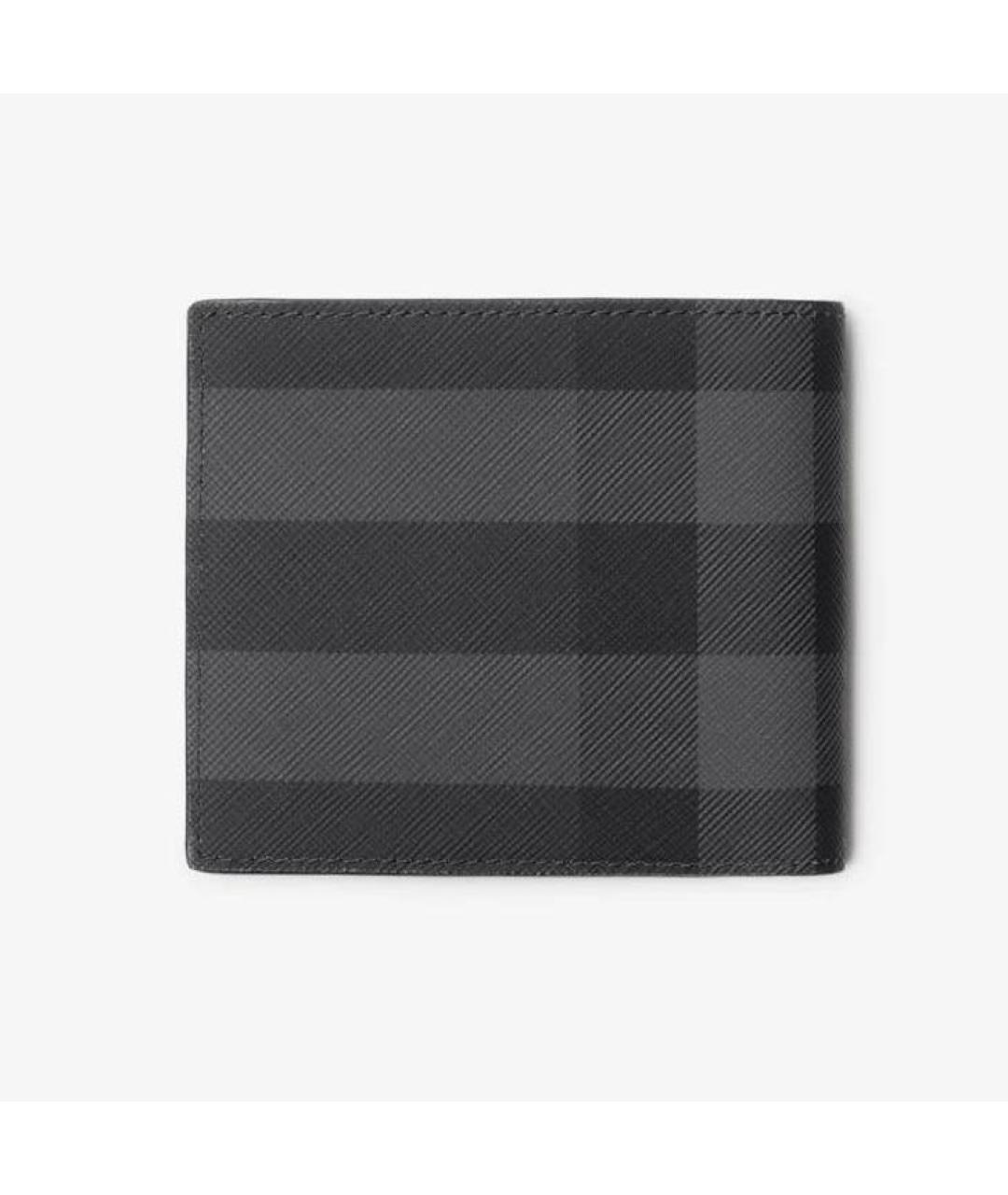 BURBERRY Антрацитовый кошелек, фото 4