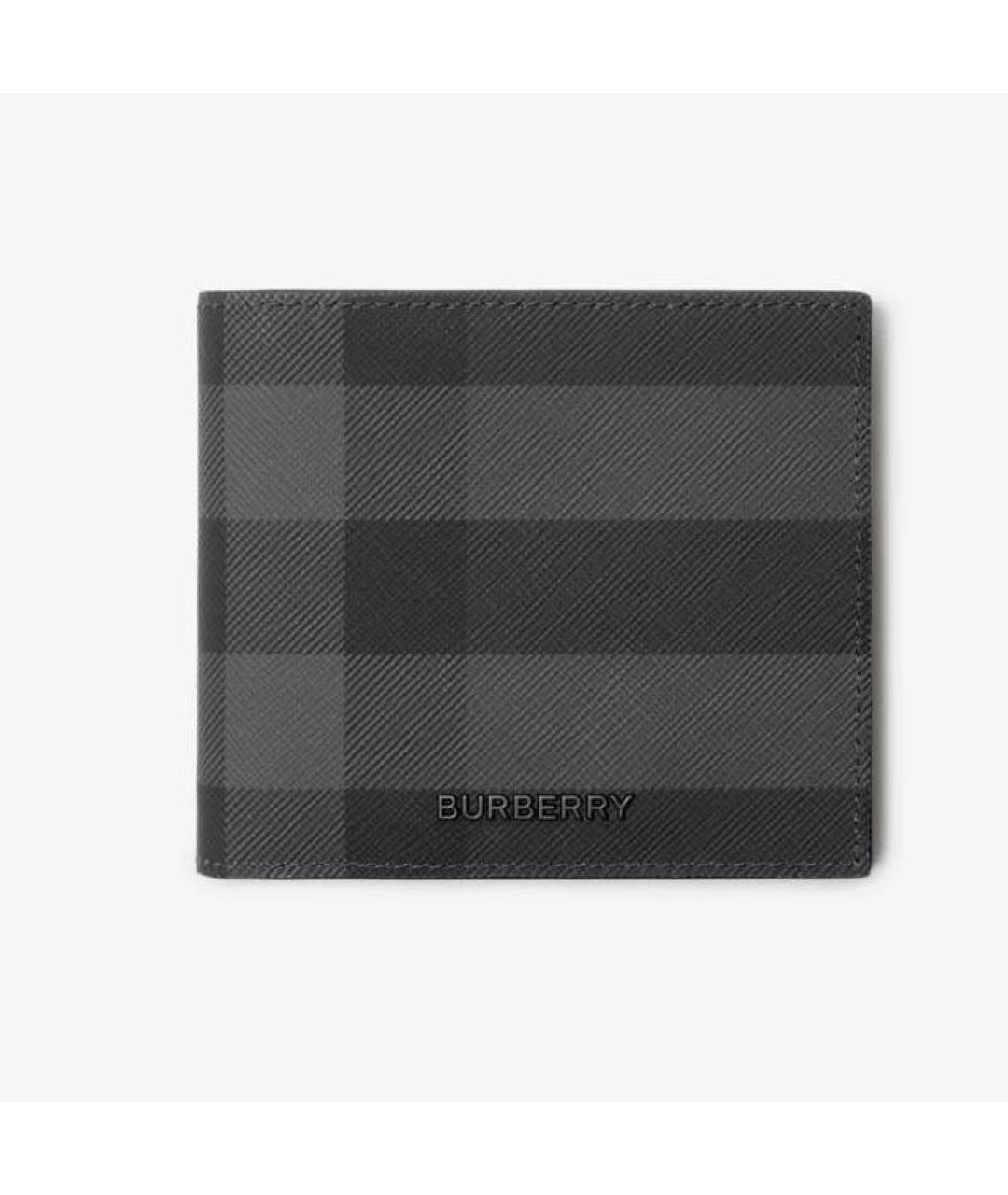 BURBERRY Антрацитовый кошелек, фото 6