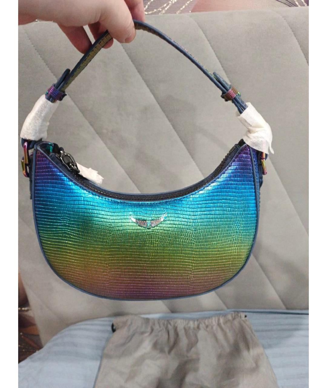 ZADIG & VOLTAIRE Мульти кожаная сумка через плечо, фото 7