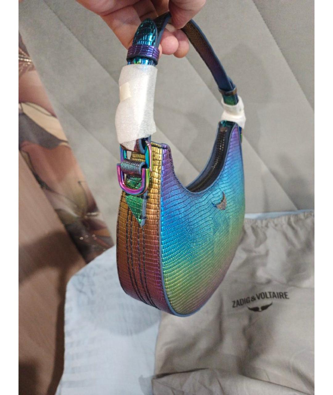 ZADIG & VOLTAIRE Мульти кожаная сумка через плечо, фото 2