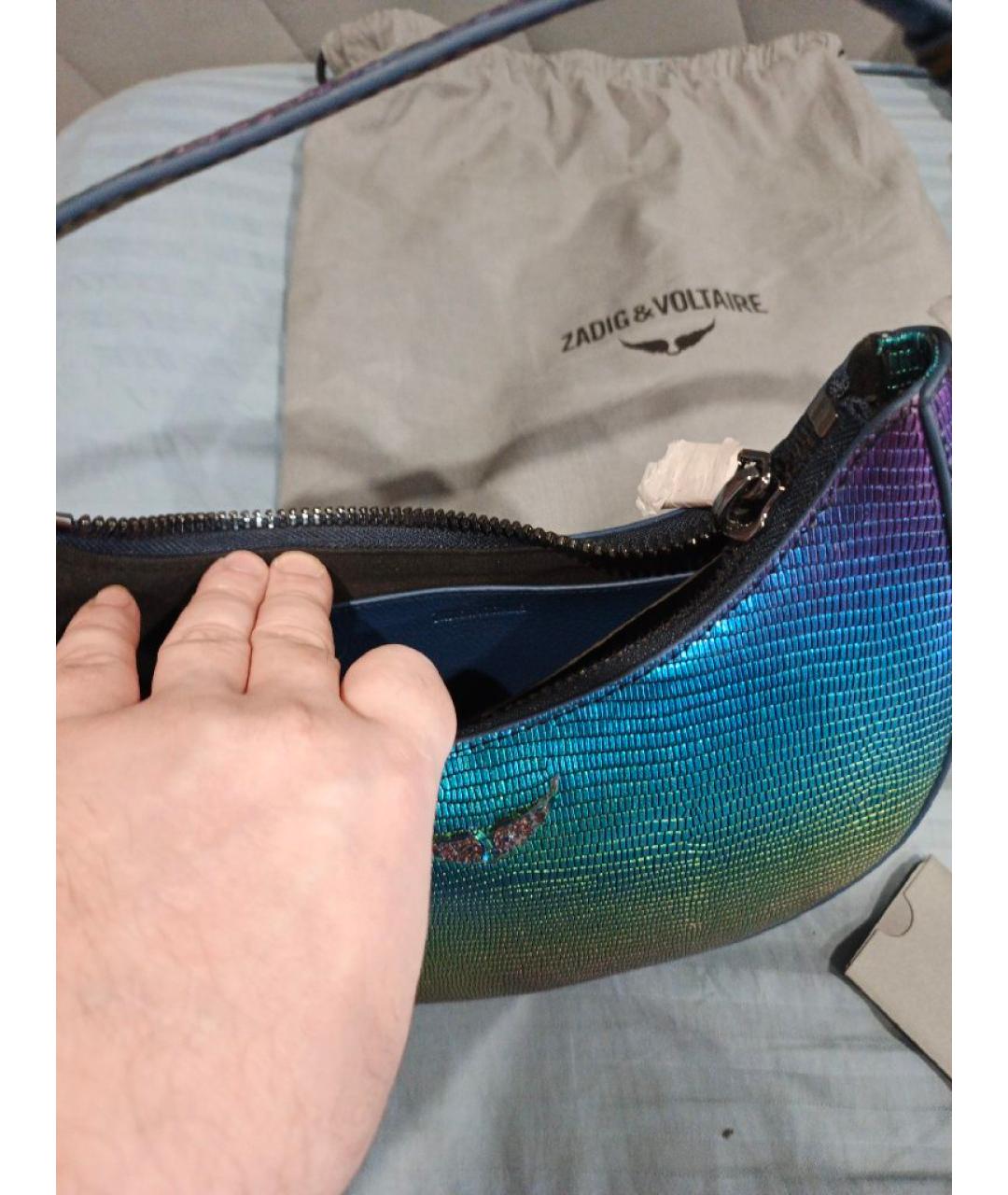 ZADIG & VOLTAIRE Мульти кожаная сумка через плечо, фото 4