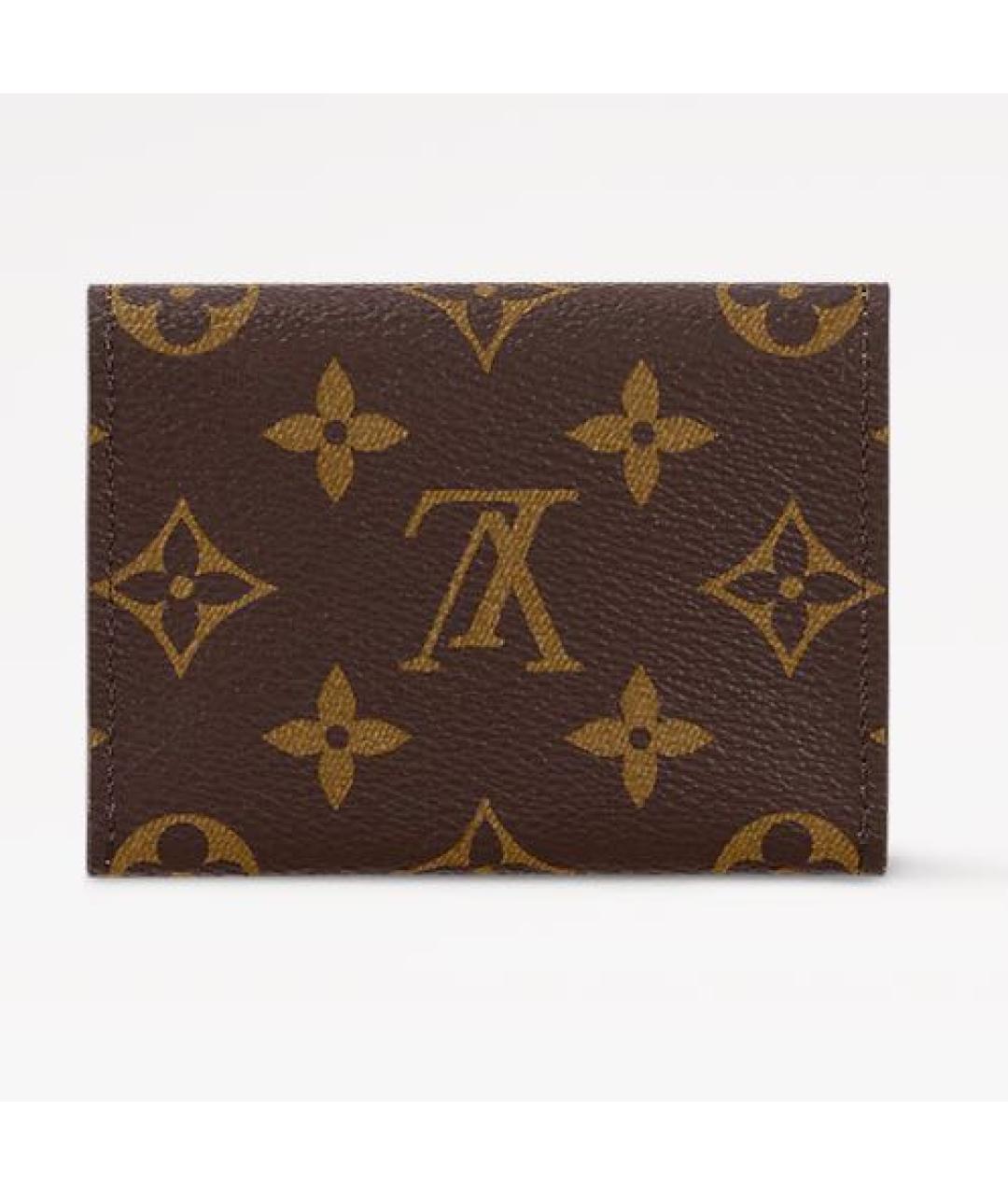 LOUIS VUITTON Коричневый кардхолдер, фото 7