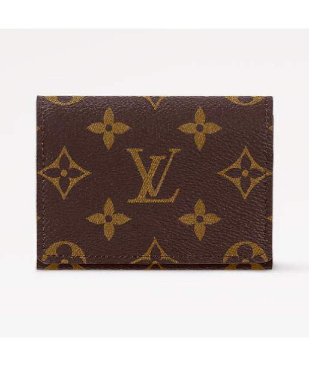 LOUIS VUITTON Коричневый кардхолдер, фото 9