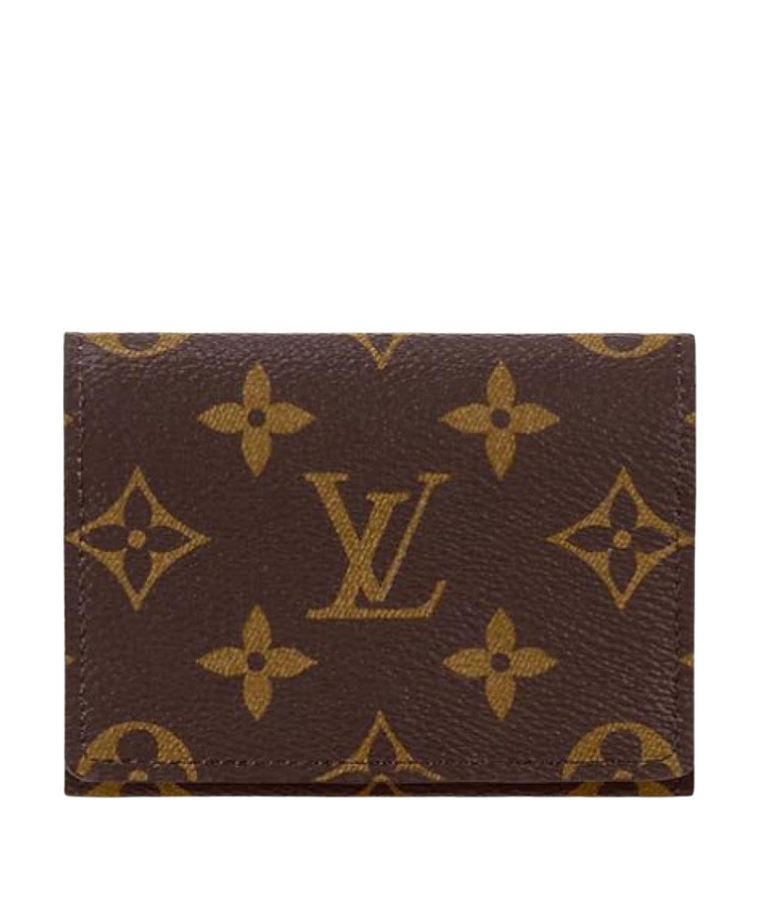 LOUIS VUITTON Коричневый кардхолдер, фото 1