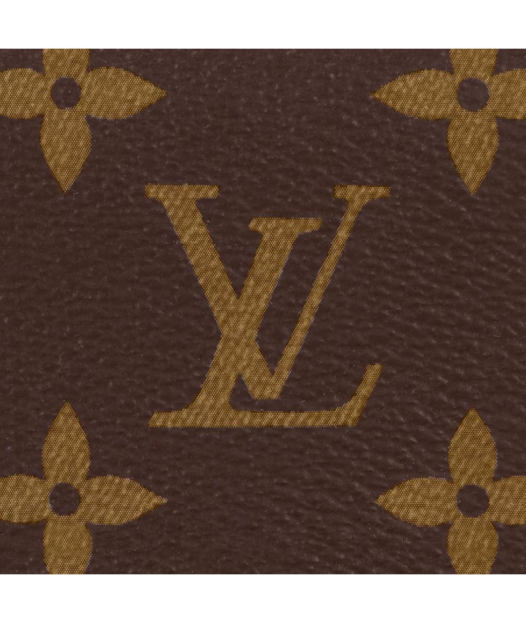 LOUIS VUITTON Коричневый кардхолдер, фото 6