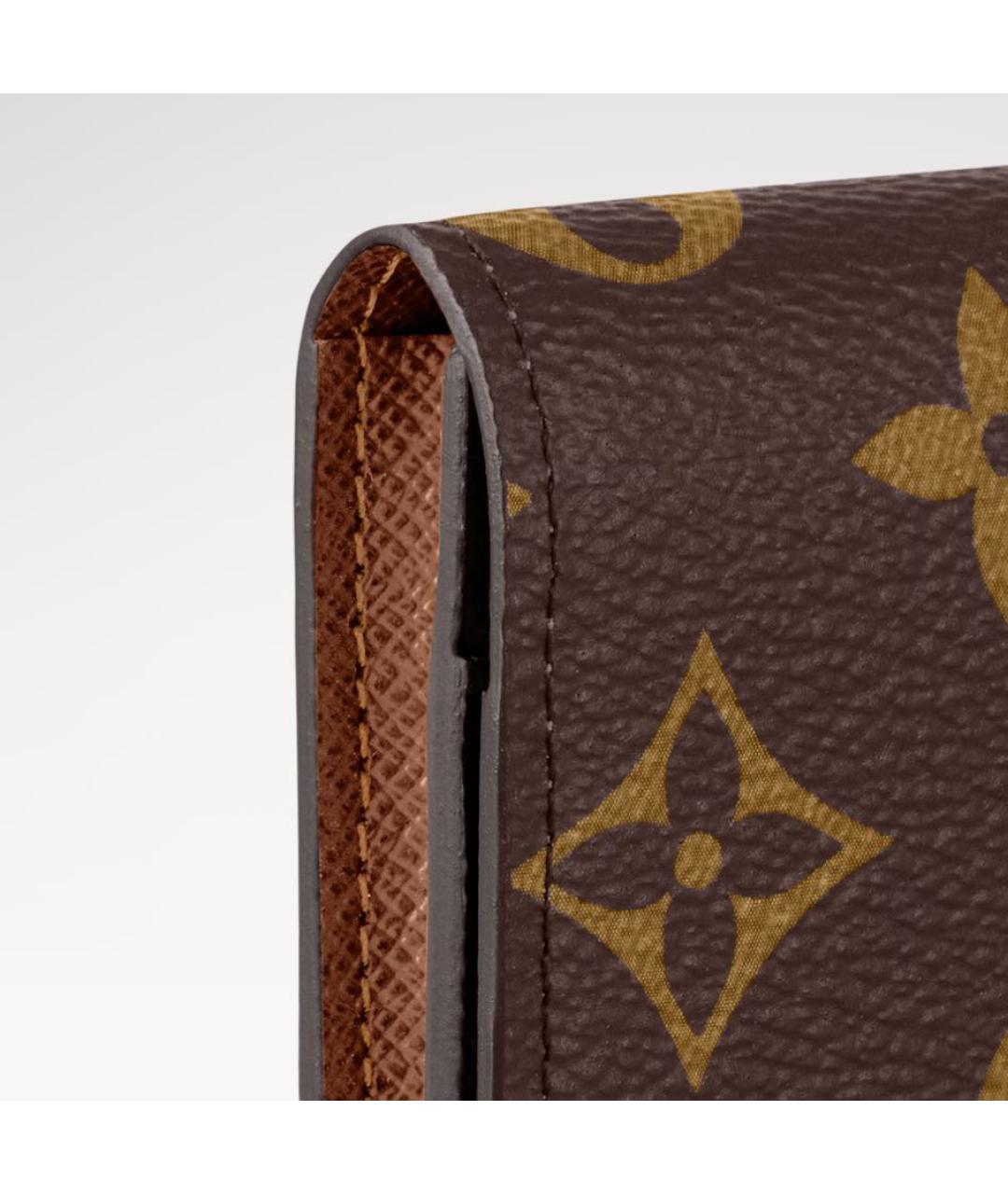 LOUIS VUITTON Коричневый кардхолдер, фото 2