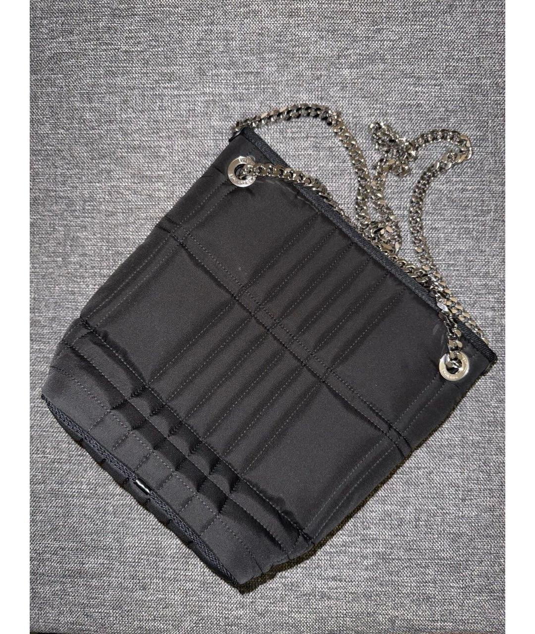 BURBERRY Черная синтетическая сумка тоут, фото 3