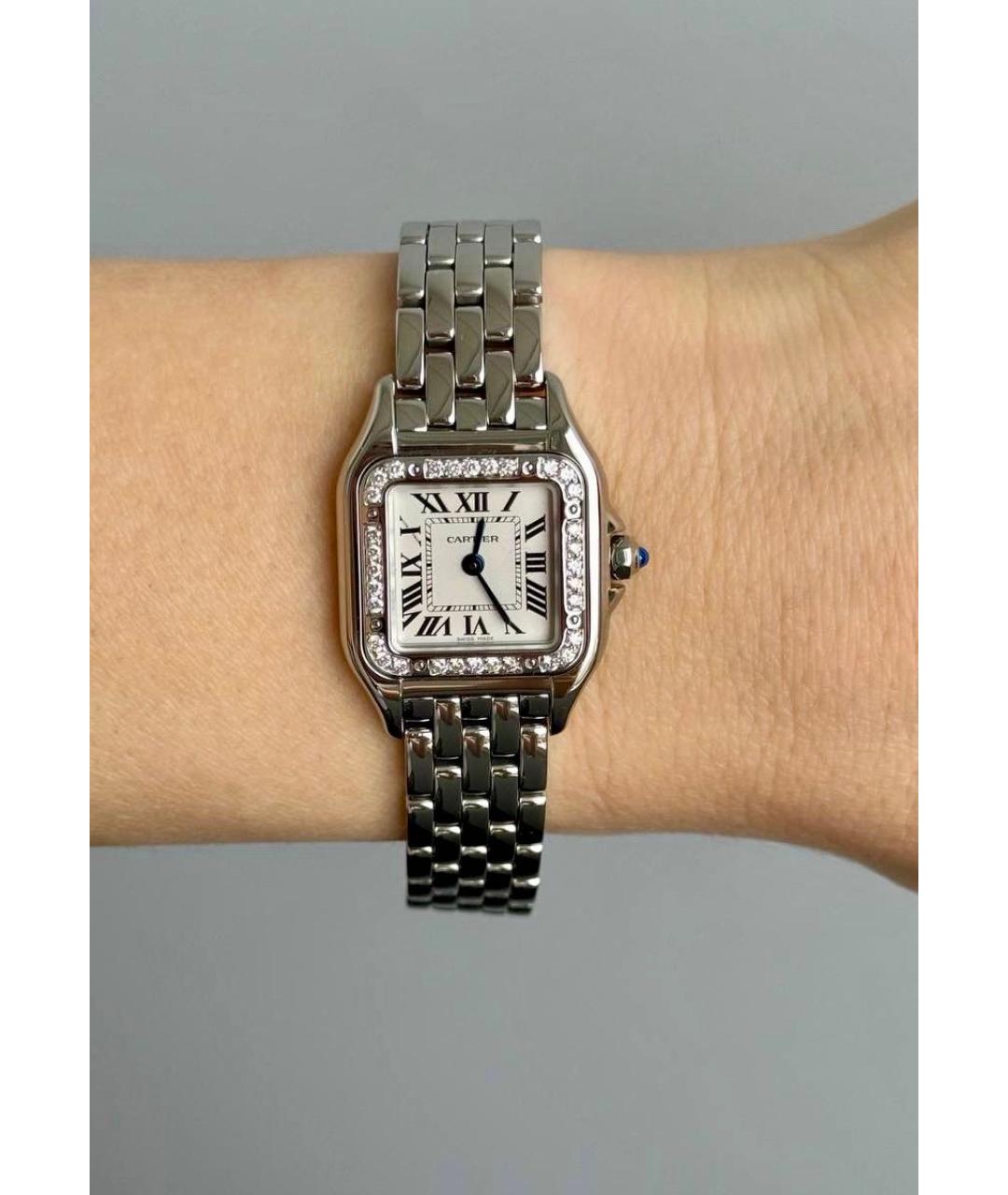 CARTIER Белые часы, фото 8