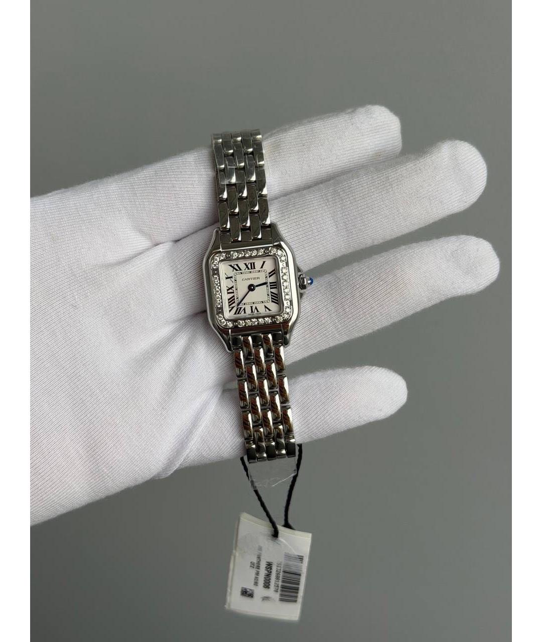 CARTIER Белые часы, фото 9