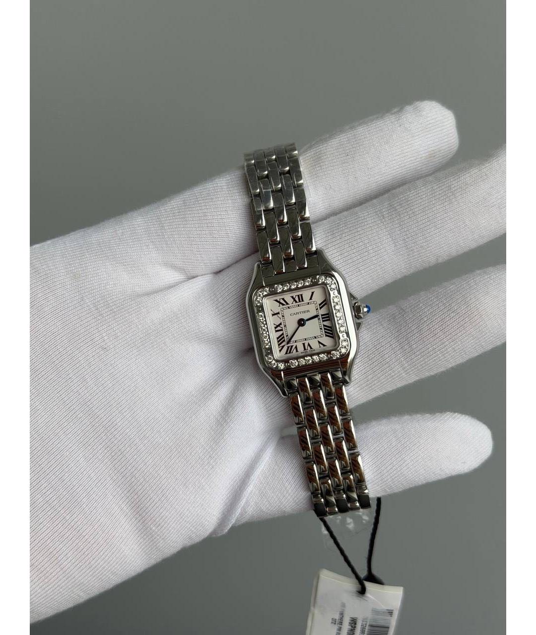 CARTIER Белые часы, фото 6