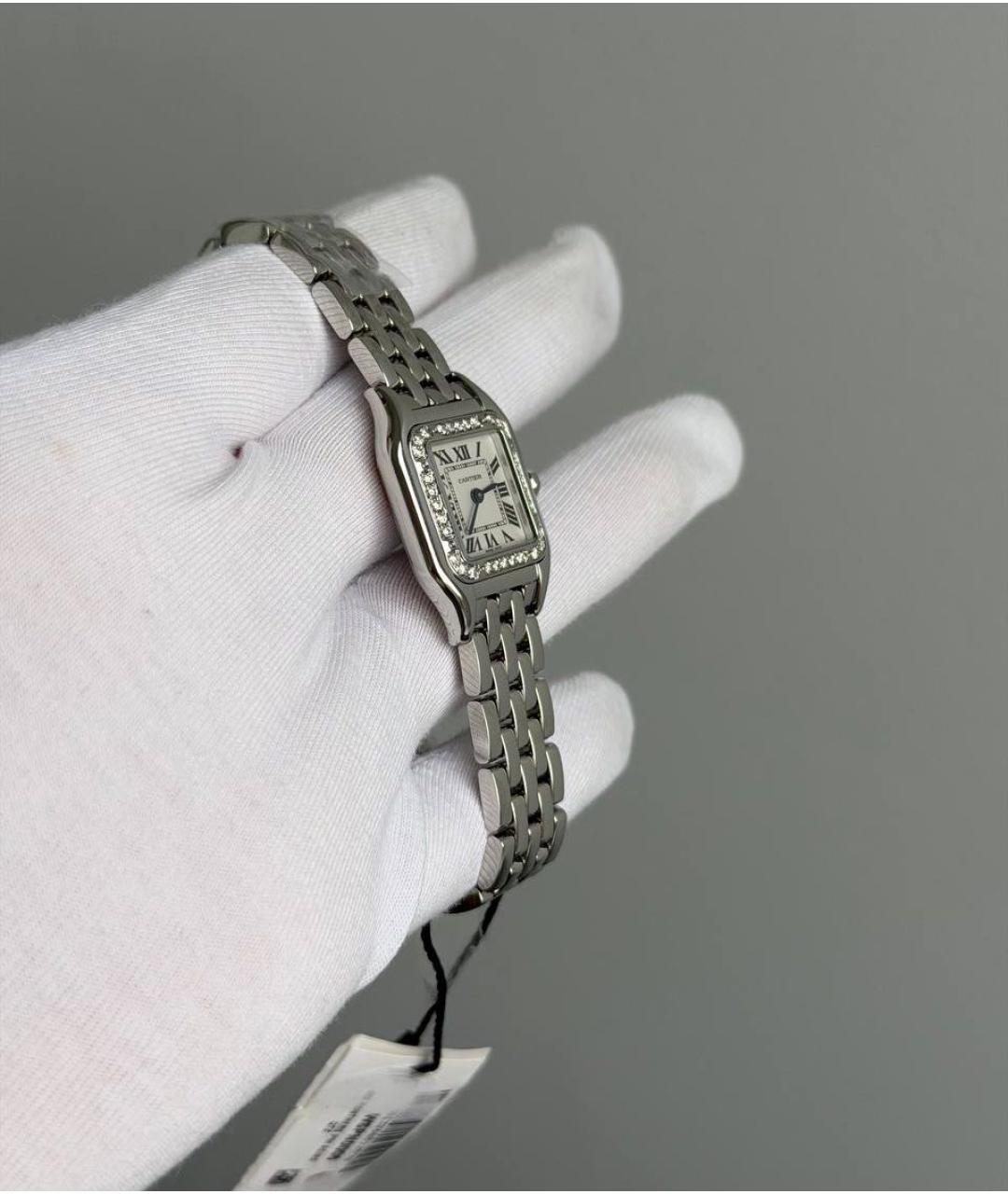 CARTIER Белые часы, фото 4