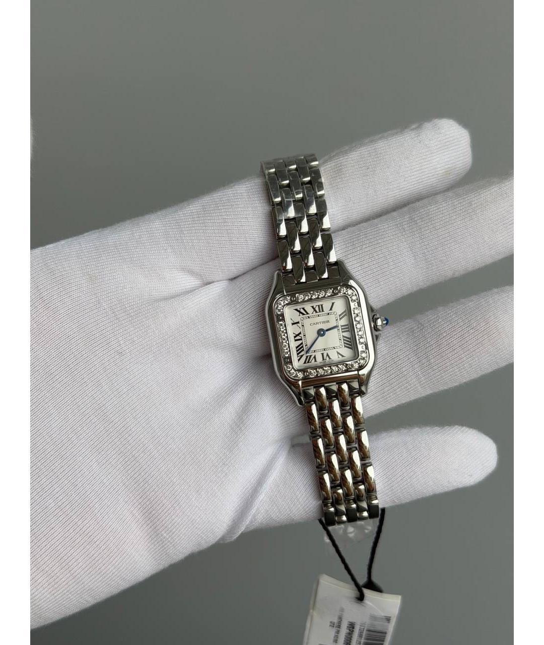 CARTIER Белые часы, фото 7