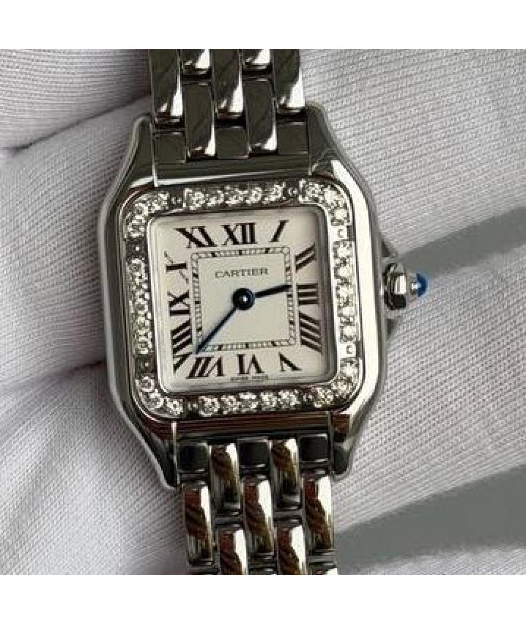 CARTIER Белые часы, фото 2