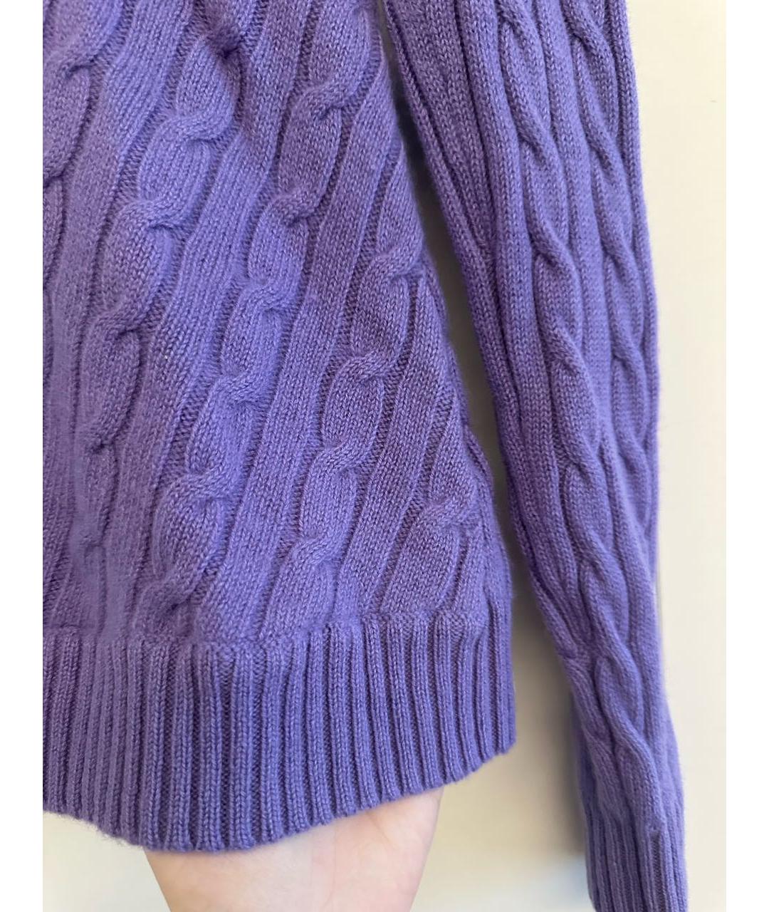 RALPH LAUREN Фиолетовый кашемировый джемпер / свитер, фото 3