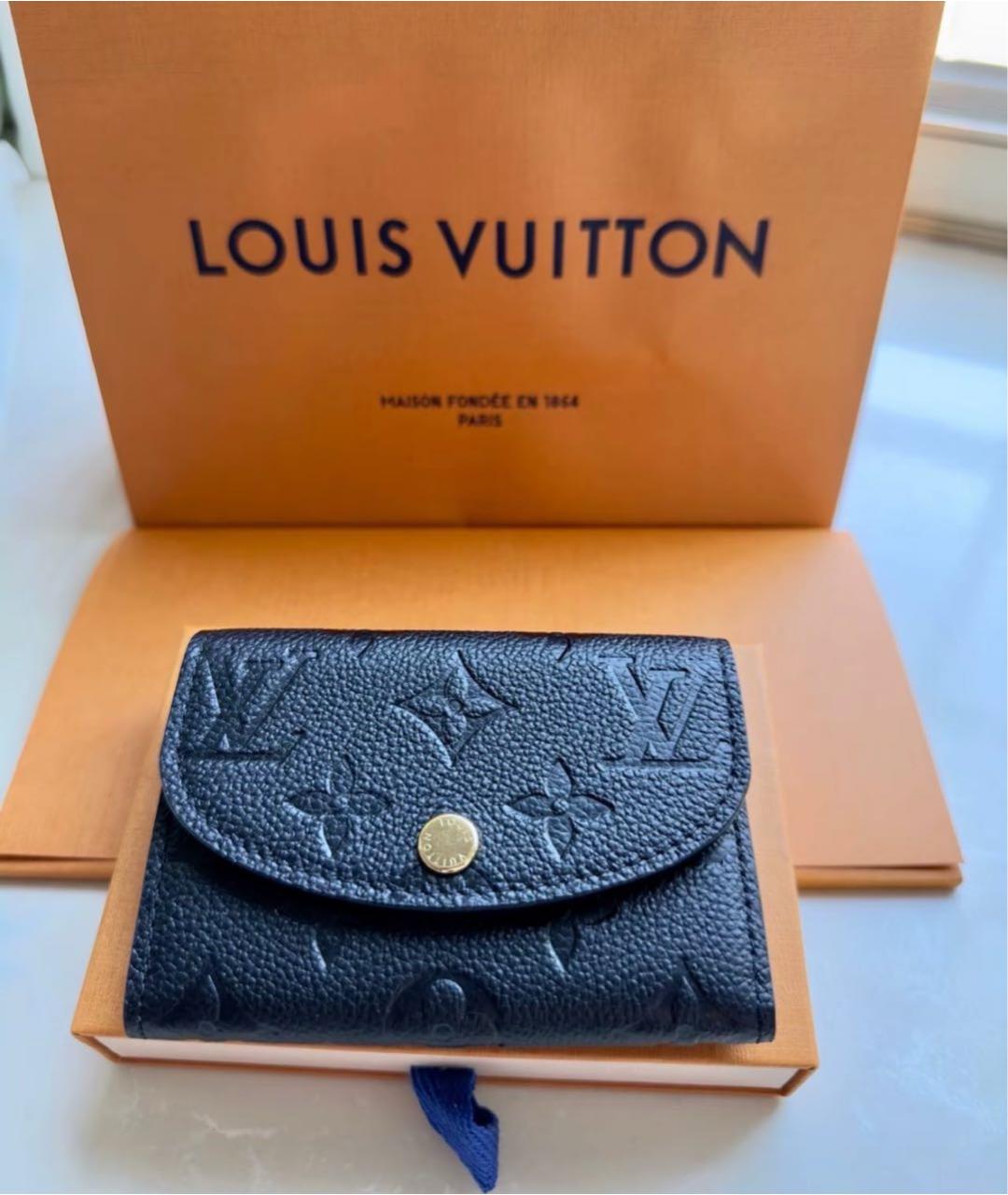 LOUIS VUITTON Черный кошелек, фото 6